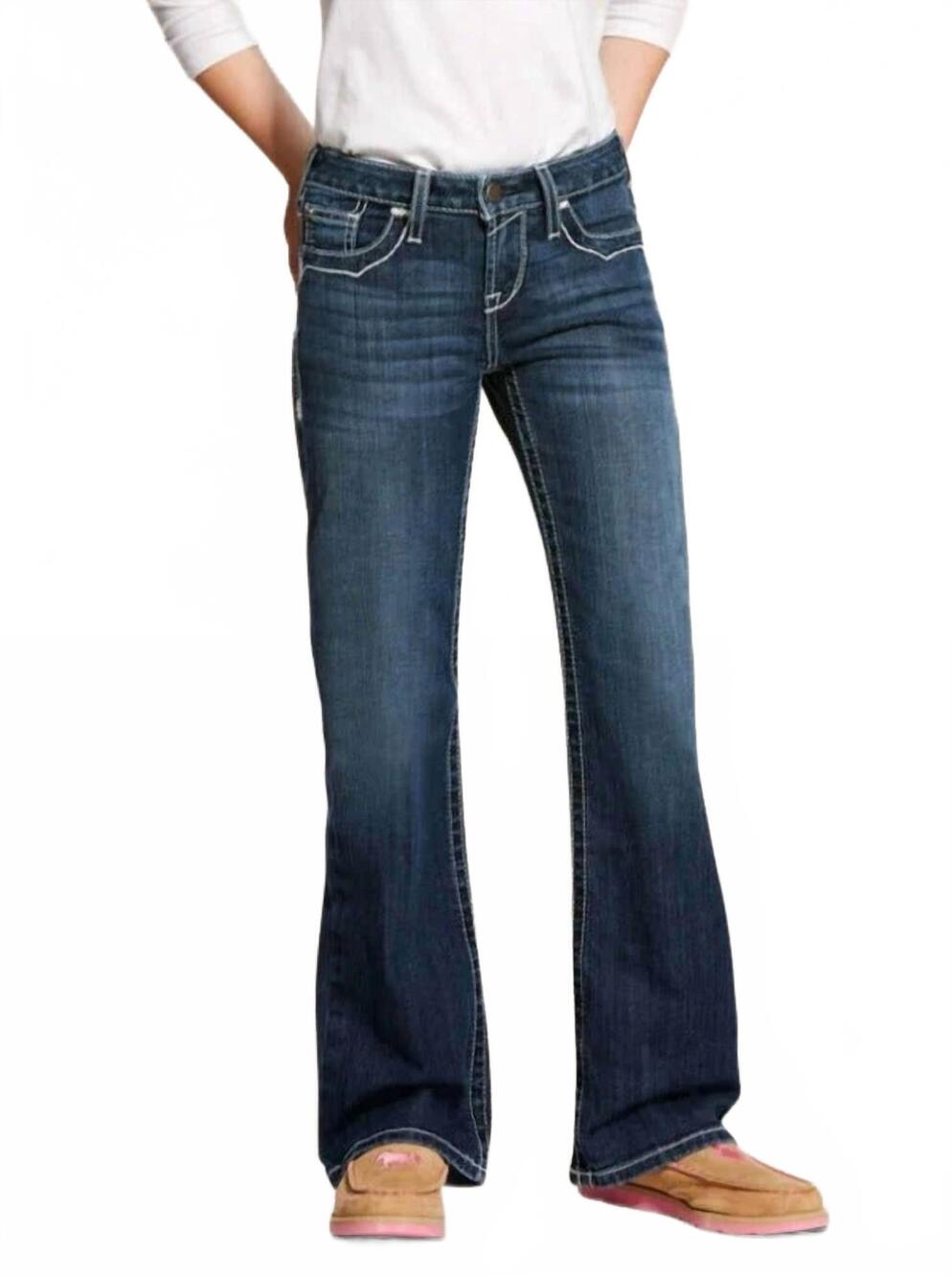 NEW ARIAT youth entwined bootcut jeans in dresden
